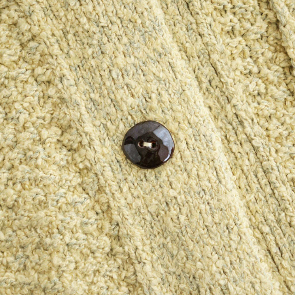 Loop-boucle pocket Cardigan #Yellow [Oni065]