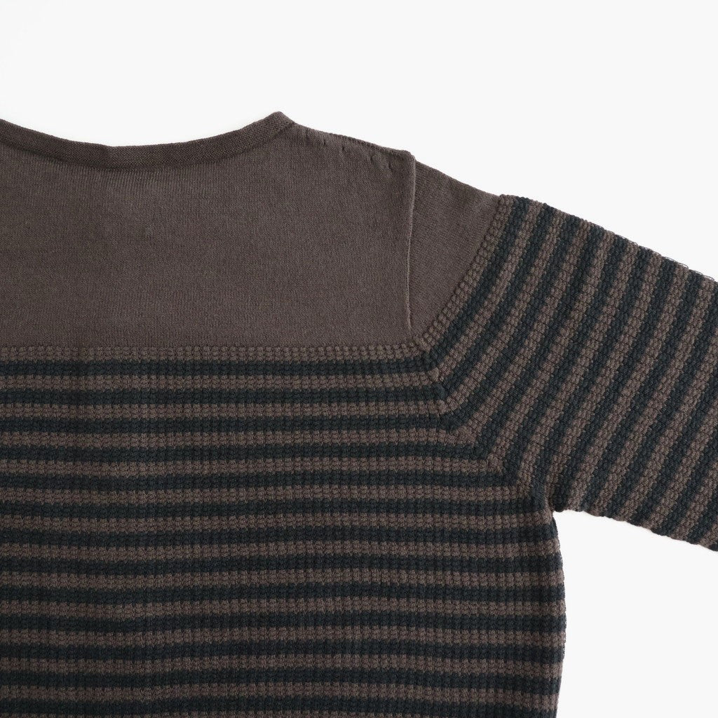 Stripe Cardigan #Brown x Black [Oni067]
