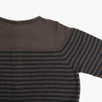 Stripe Cardigan #Brown x Black [Oni067]
