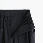 夢詠み Embroidered Peg skirt #Black [26F-SK144-CWF]