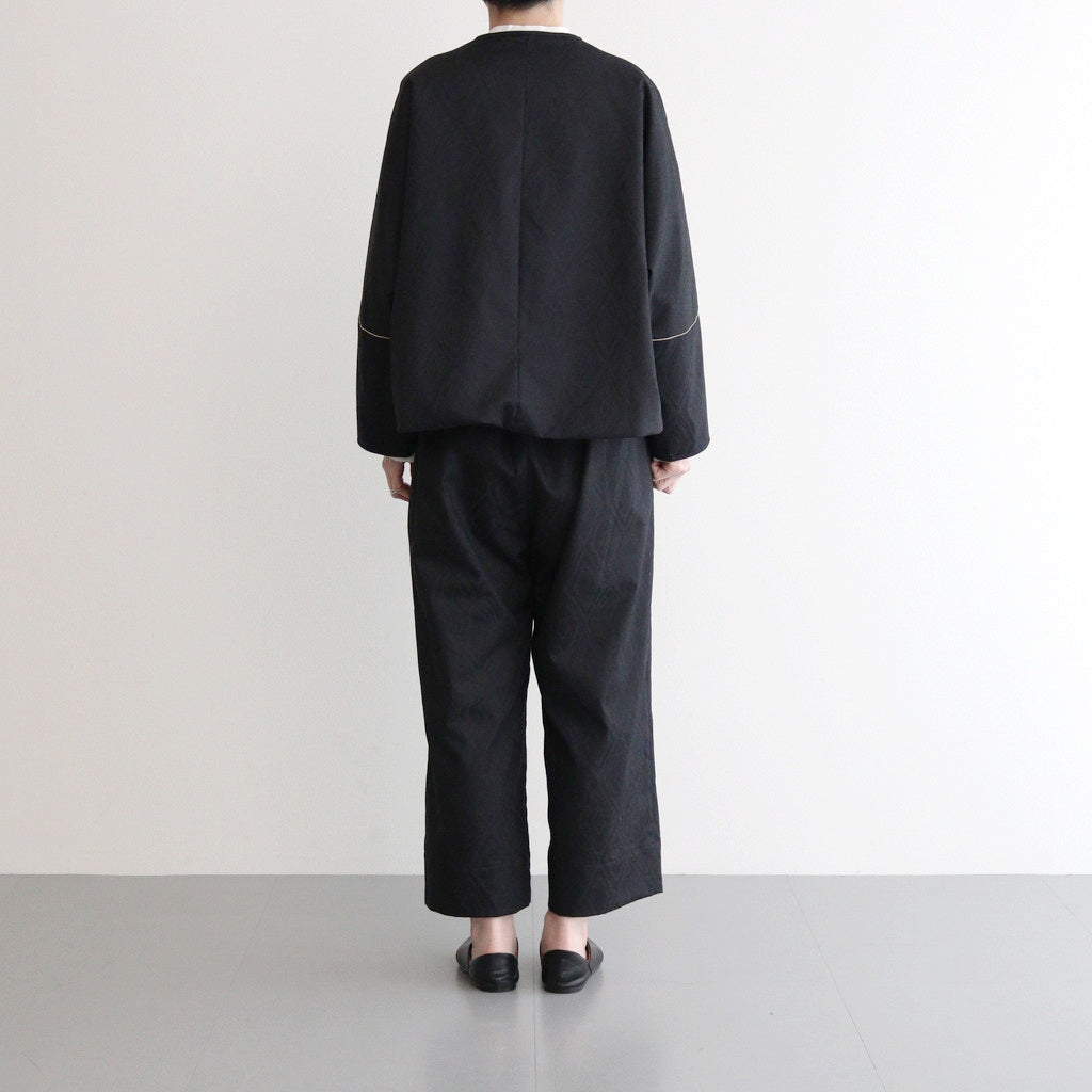 ⽩⽇の夢 Double breasted jacket #Black [TLF-225-jk001-dja]