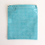 Drawstring bag #GINGHAM TEAL [TMB-1863H]