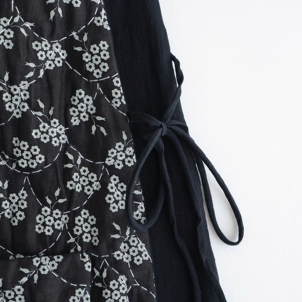 French Komon Vest #black [31-0043S] - DOKODO 三重県四日市市の