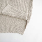 Loop-boucle pocket Cardigan #Beige [Oni065]