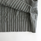 Recycled-Cotton Vest #Grey [oni059]