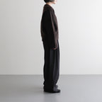 stretch superkid mohair crew-neck P/O #dark brown [WVFL-UW114]