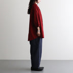 沈黙の音色 Flared blouse #Bordeaux [26F-SH001-CL]
