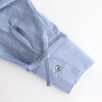 white waffle shirt #blue [1556-001]