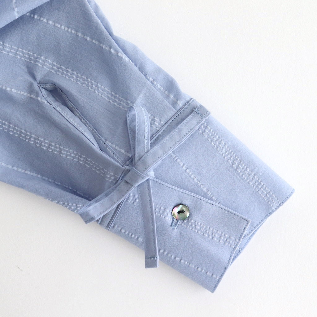 white waffle shirt #blue [1556-001]