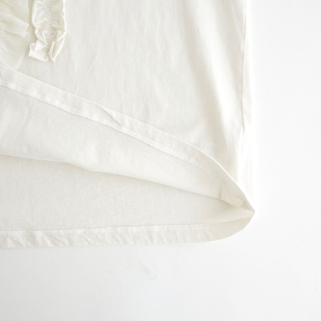 芽：フリルプルオーバー #antique white [13262-04307]