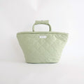 WATERPROOF QUILTING MARCHE BAG (S) #Pistachio [no.7732]