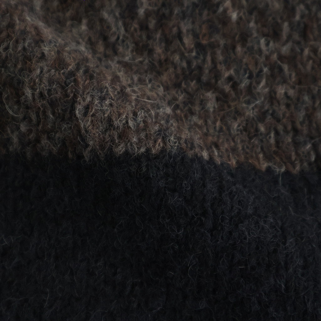 Blushed rugger knit #Dark brown [252803]