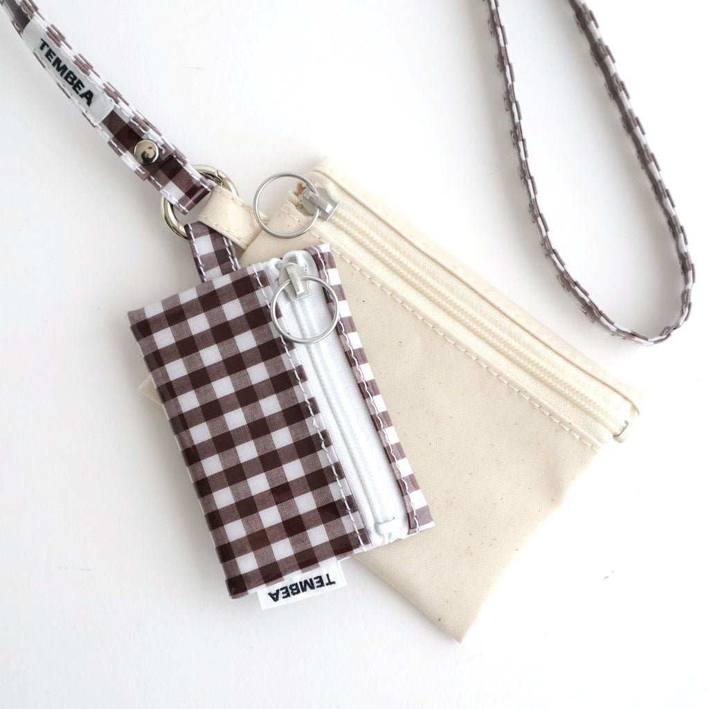 TASUKI STRAP LONG #GINGHAM BROWN [TMB-2353A]