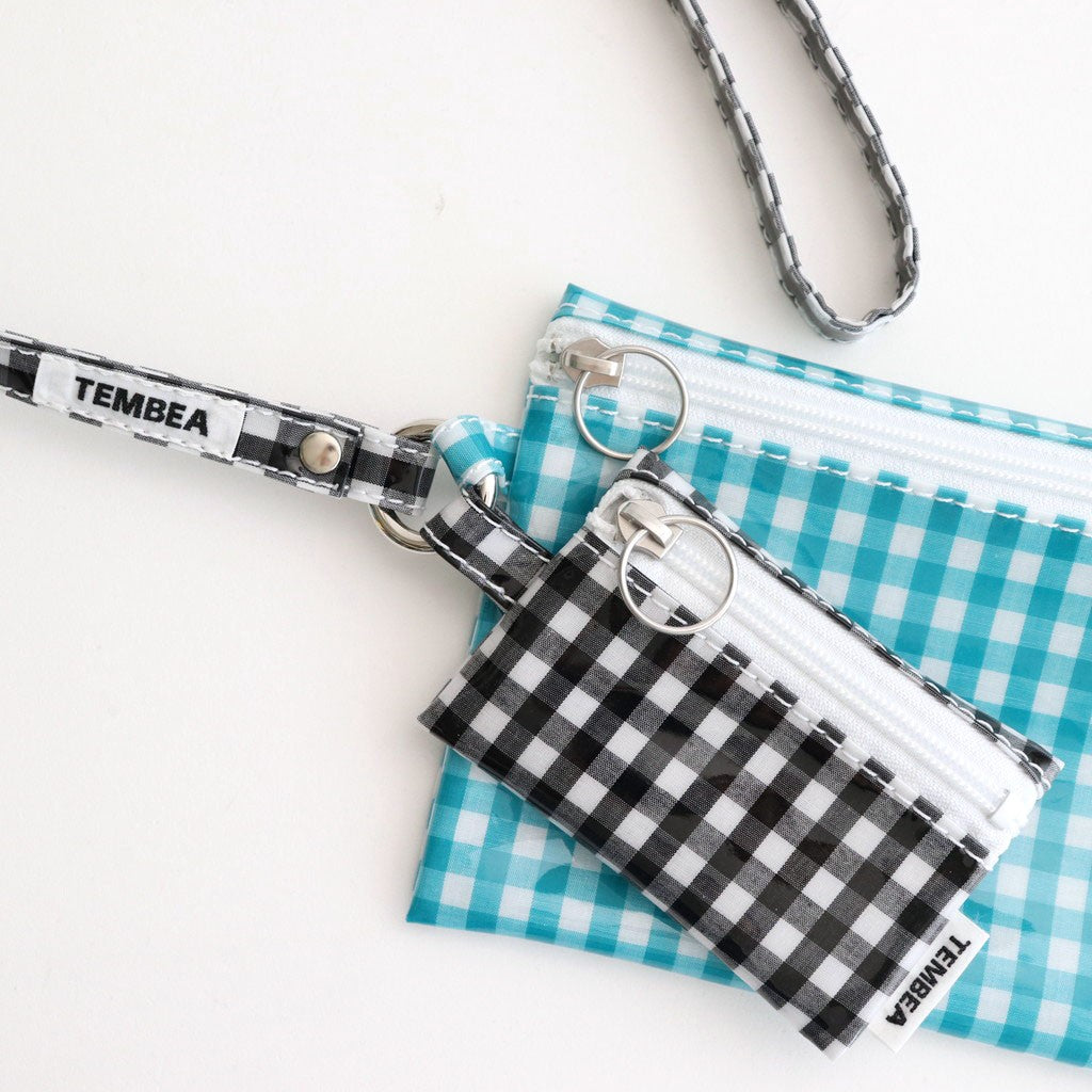 TASUKI STRAP LONG #GINGHAM BLACK [TMB-2353A]