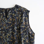 LIBERTY FABRICS ETERNAL COLLECTION Sleeveless A-line dress #Reflections [TLF-226-OP001-lpl]