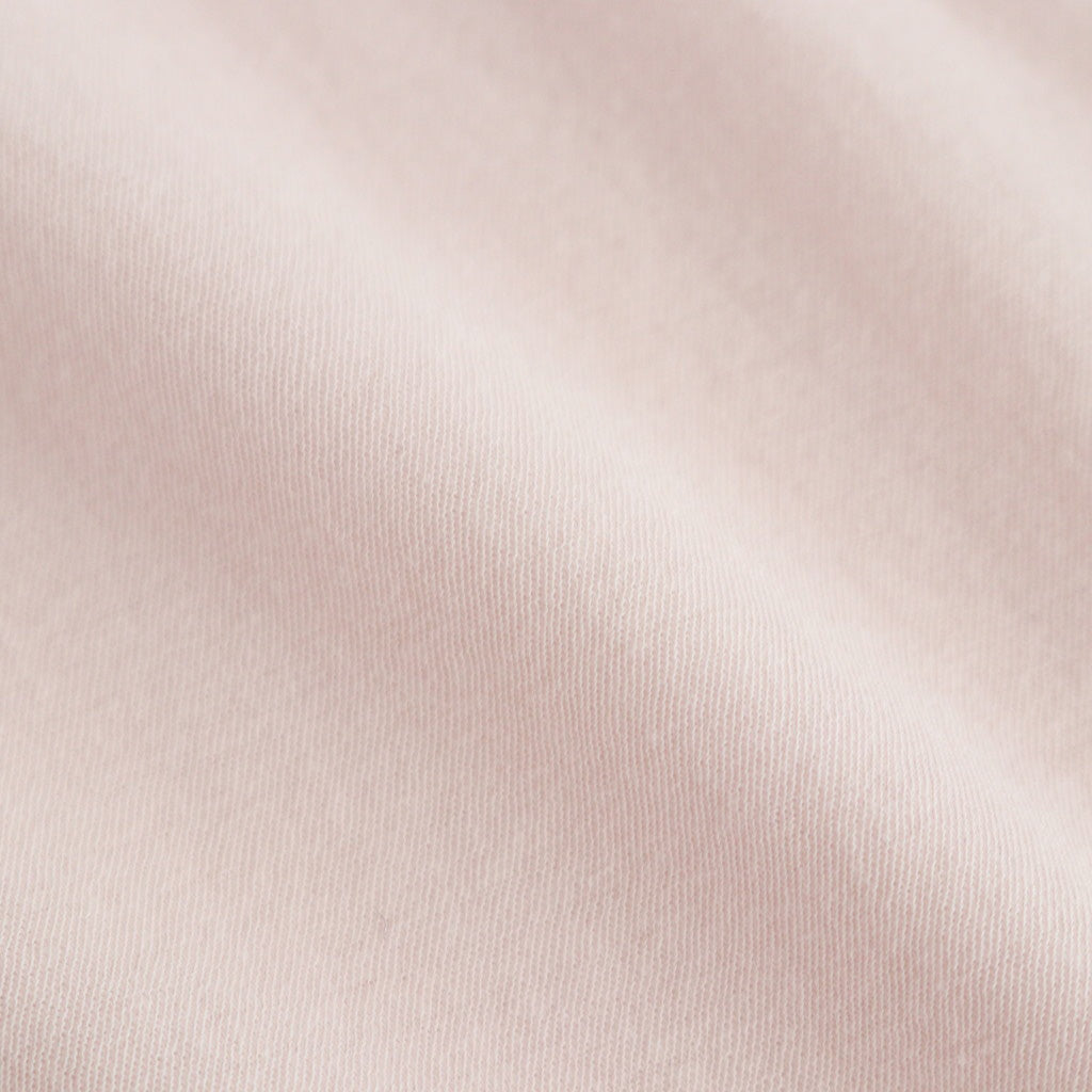 high twist cotton sheer jersey turtle-neck Tee #light pink [WVFL-UW104]