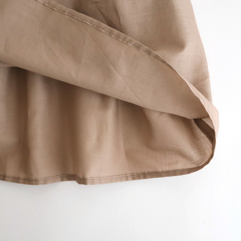 静寂の欠片 Funnel neck shirt #beige [TLF-126-sh003-la]