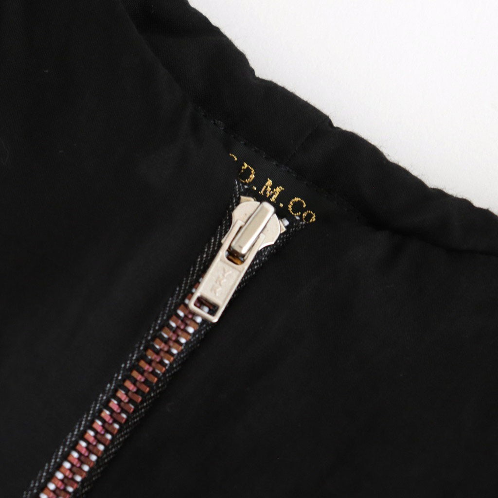 GARMENT DYE LAWN SHIRRING VEST #Black [no.7521]