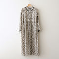 French Komon Dress #beige [31-0039S]