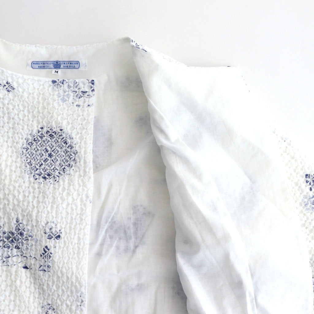 TRELLIS C.S BOLERO JACKET #London Blue Willow [no.7443]