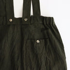 季節の夜 Poet suspender trousers #Moss green [TLF-225-pa003-Ldb]