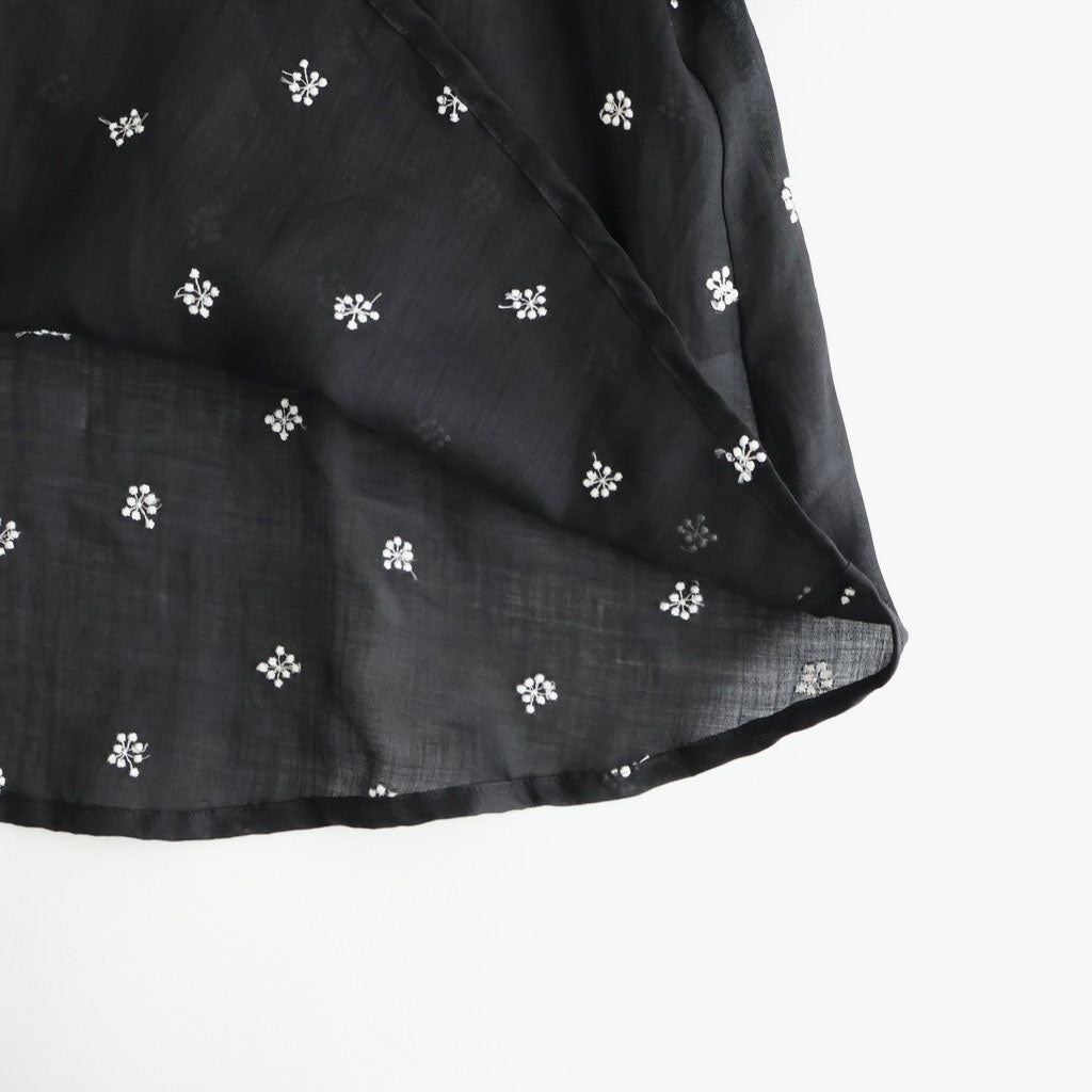 shirt blouse #ototsubu BK [KJ507SS46]