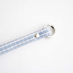 TASUKI STRAP LONG #CHECK LT-BLUE [TMB-2353A]