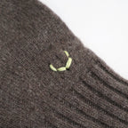 fine lambs wool crew-neck P/O #dark mocha [WVFL-UW117]