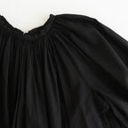 GARMENT DYE LAWN GATHER SMOCK #Black [no.7520]