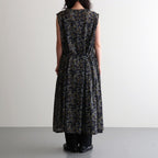 LIBERTY FABRICS ETERNAL COLLECTION Sleeveless A-line dress #Reflections [TLF-226-OP001-lpl]