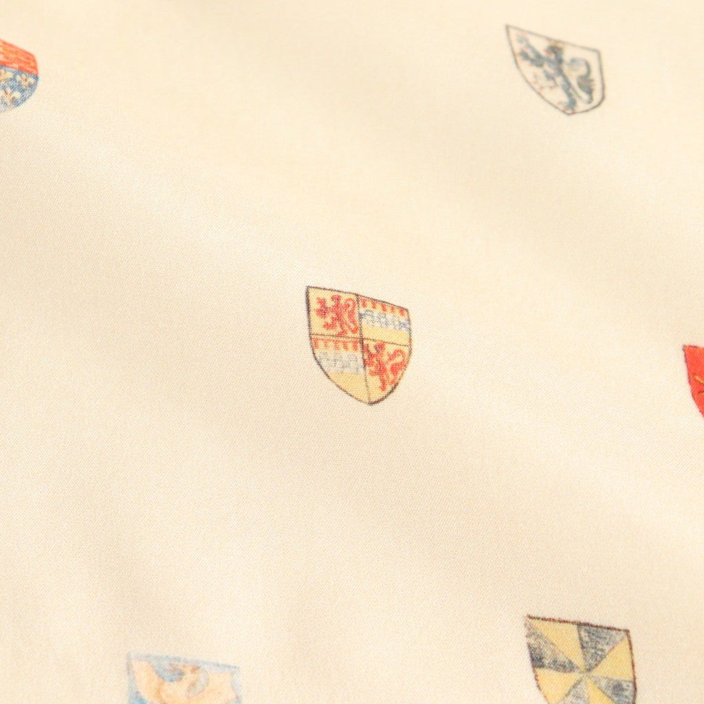 COAT OF ARMS SILK SCARF #Beige [no.7387]