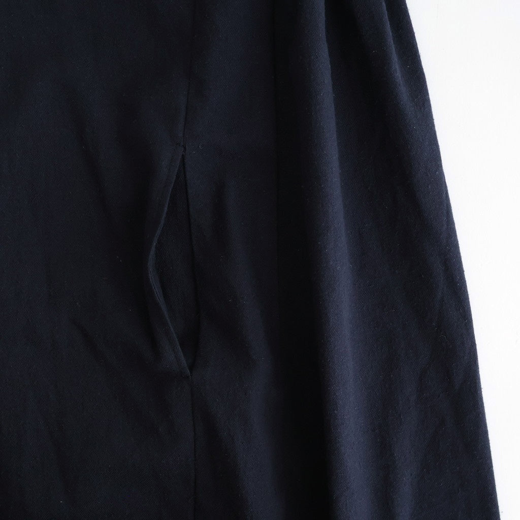 冬の肖像 Rectangle dress #black [TLF-126-op008-cst]