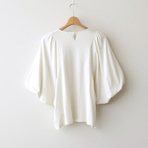 芽：パフスリーブプルオーバー #antique white [13262-04107]