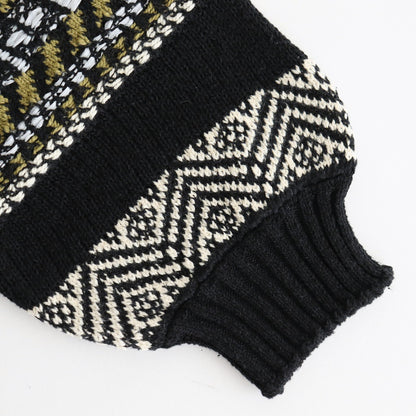 family traditions knit tops #Black [251804]