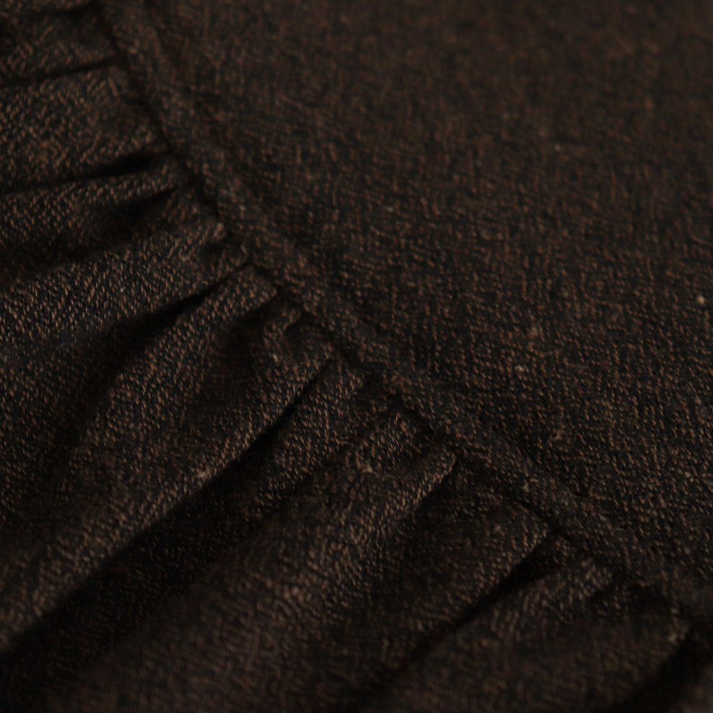 私の夜 Funnel neck blouse #dark brown [TLF-125-sh007-cla]
