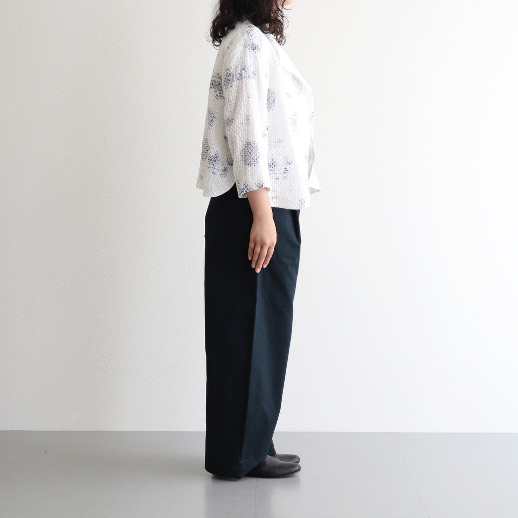 HW wide trousers #Charcoal [001501]