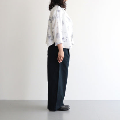 HW wide trousers #Charcoal [001501]