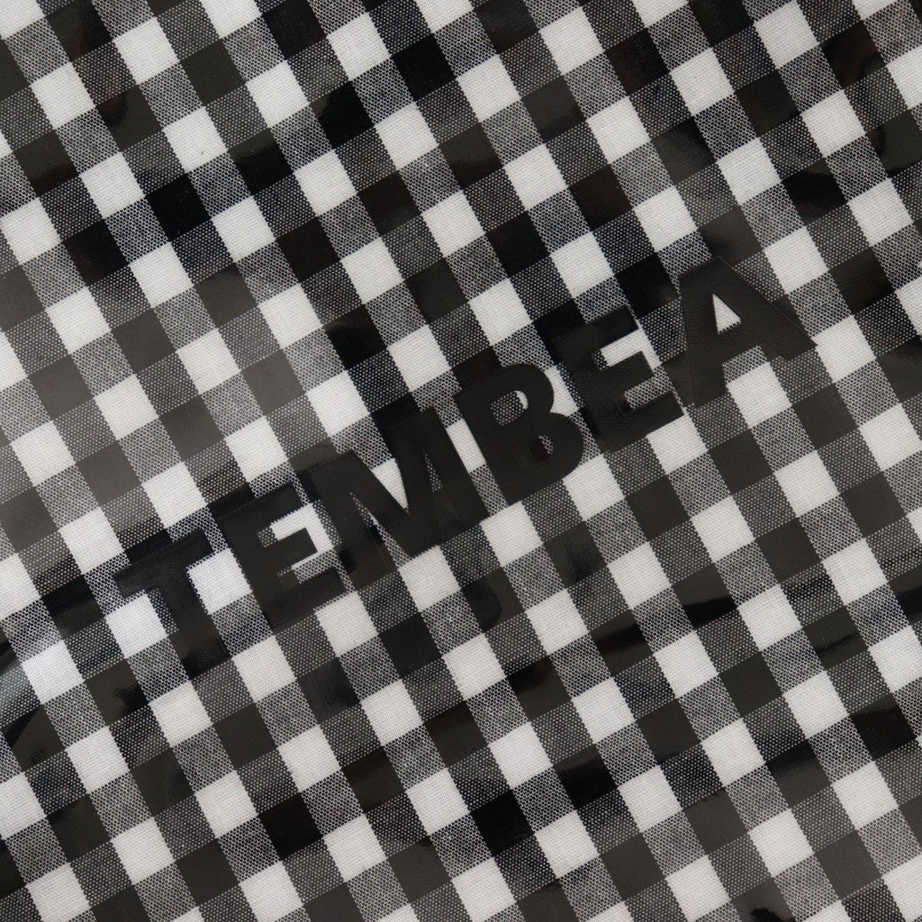 PAPER TOTE SMALL #GINGHAM BLACK [TMB-2286H]
