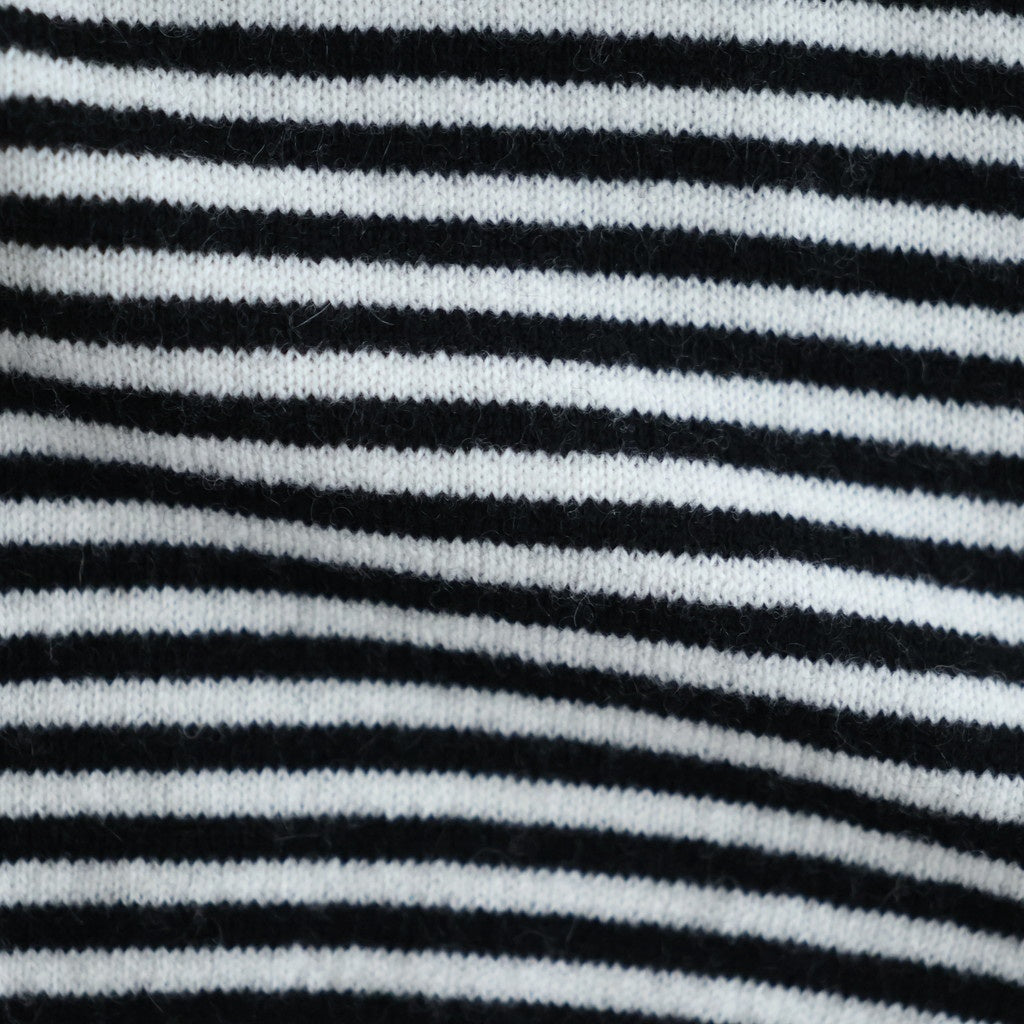 WOOL CASHMERE POCKET PULLOVER #Border [no.7803]