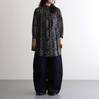 LIBERTY FABRICS ETERNAL COLLECTION Flared blouse #Reflections [TLF-226-SH003-lpl]