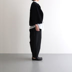 BROWN BEARS VELVET OVERLAP JACKET #Black [no.7214]
