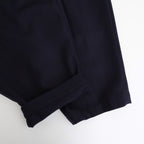 夜色：Tucked pants #dark navy [13251-18113]