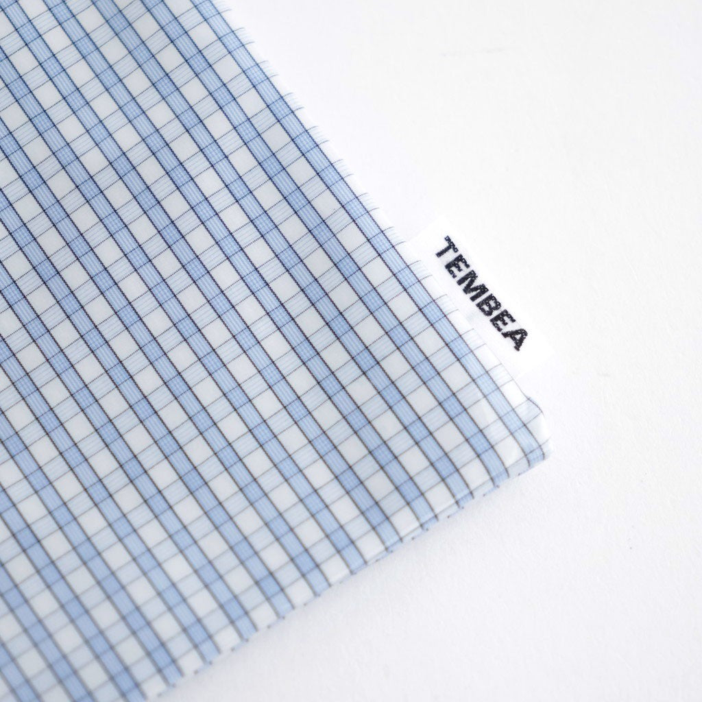 巾着POCHETTE #CHECK LT-BLUE [TMB-2586H]