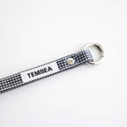 TASUKI STRAP LONG #GINGHAM SMALL BLACK [TMB-2353A]