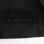 FRILL DECORATION JACKET #Black [no.7315]