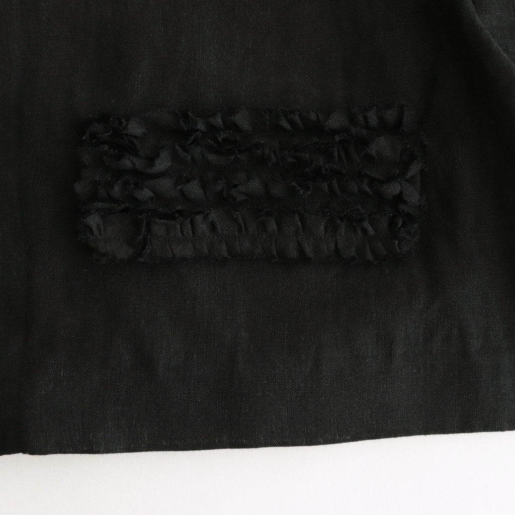 FRILL DECORATION JACKET #Black [no.7315]