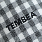 BAGUETTE TOTE MINI NEEDLE PUNCH #GINGHAM BLACK [TMB-2381H]