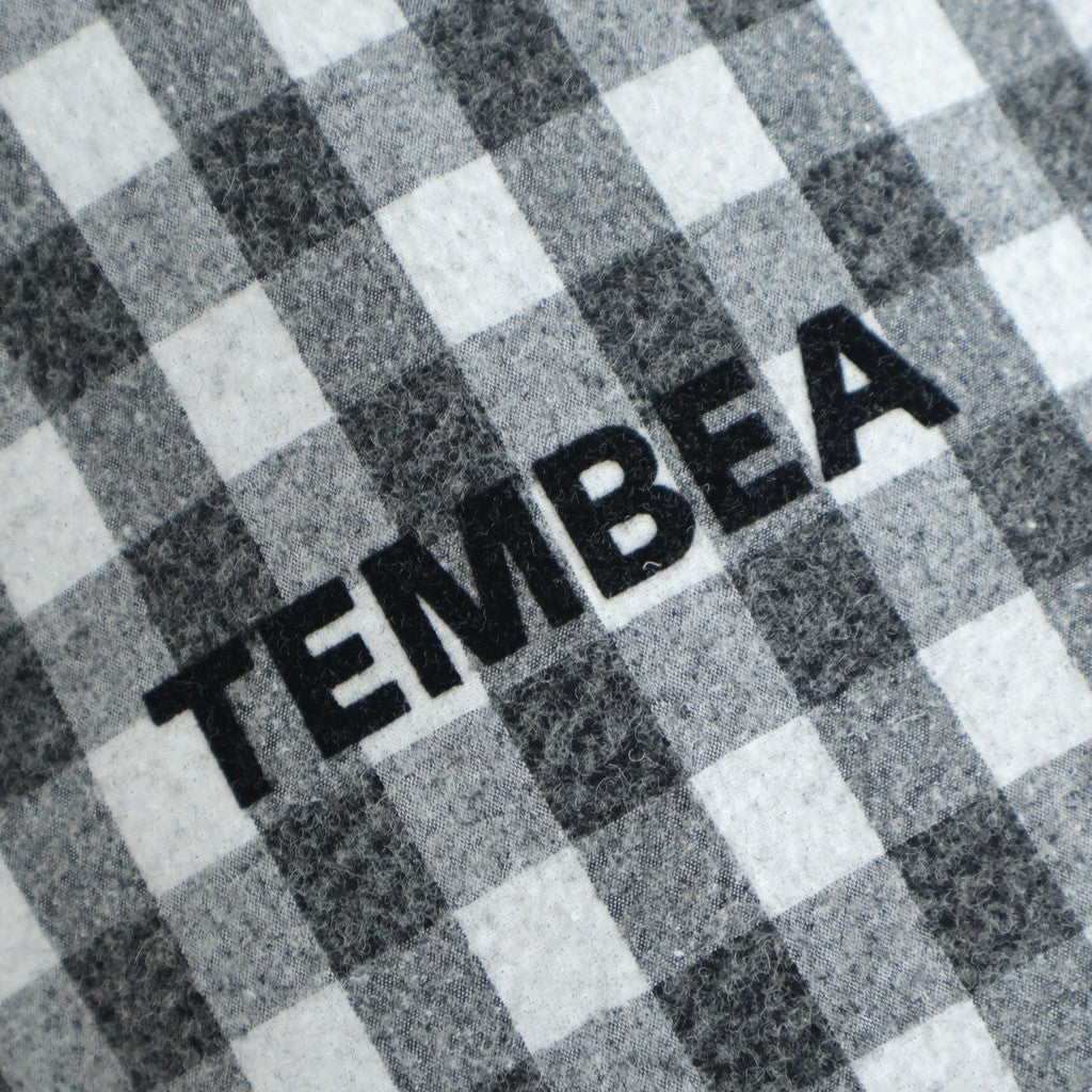 BAGUETTE TOTE MINI NEEDLE PUNCH #GINGHAM BLACK [TMB-2381H]