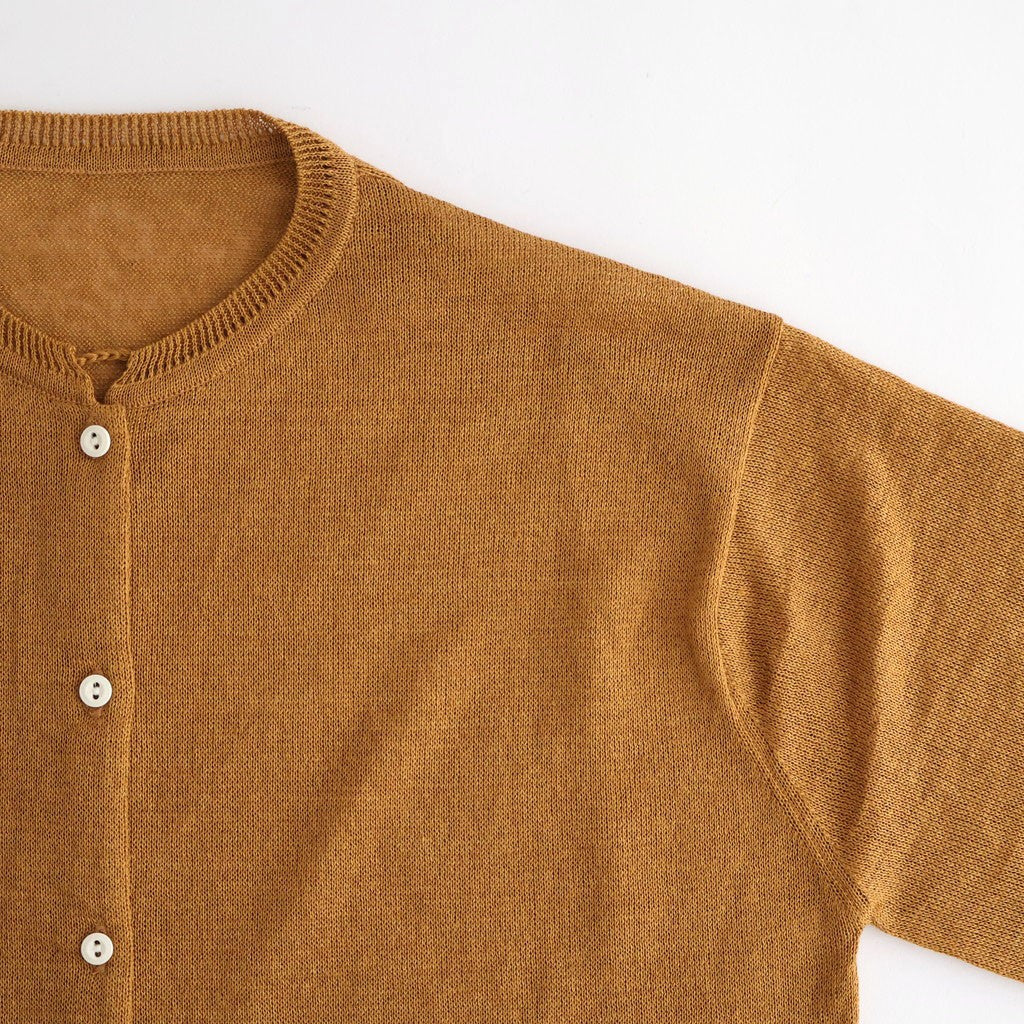 Fesca Linen Knit No Collared #MUS [A232261TK865]