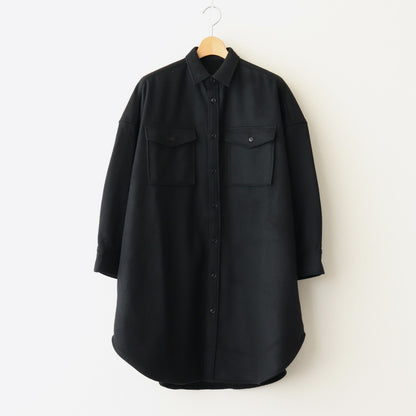 Cashmere beaver military shirt #Black [UT244SH020]